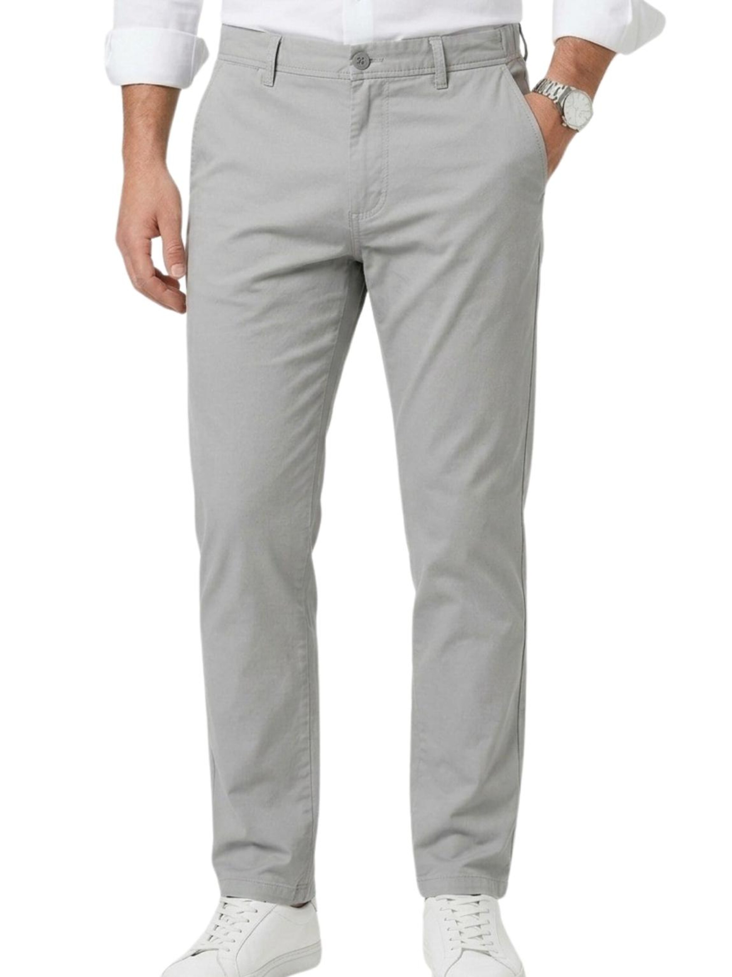 comeor Chino Pants 'Chinohose Herren' in 30 in Light grey, Item view