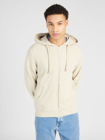 ARMEDANGELS Zip-Up Hoodie 'Saromian' in Beige: front