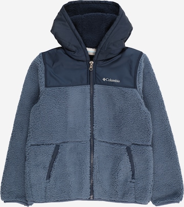 COLUMBIA Athletic Fleece Jacket 'Rugged Ridge' in Blue: front