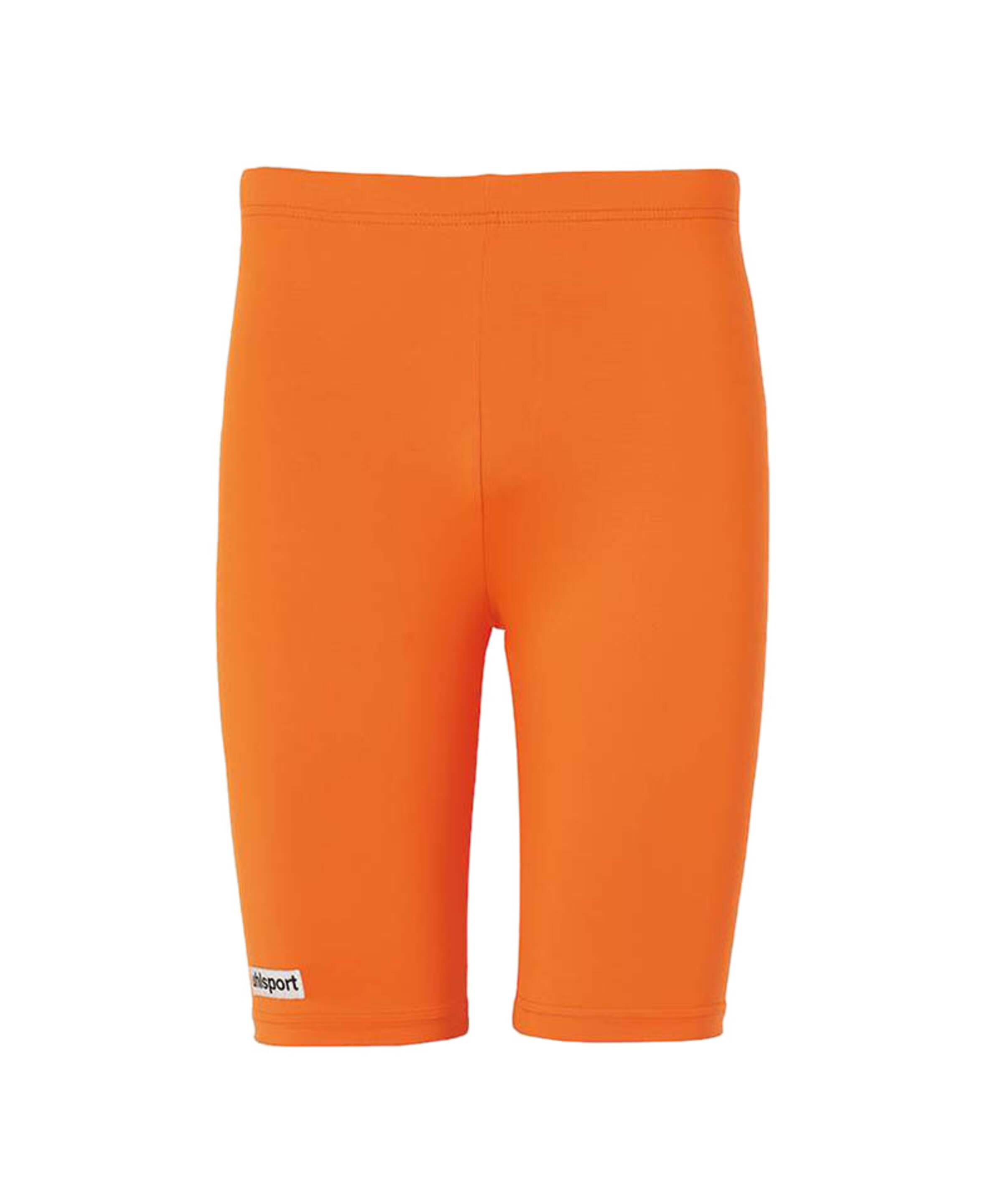 UHLSPORT Skinny Workout Pants in Orange: front
