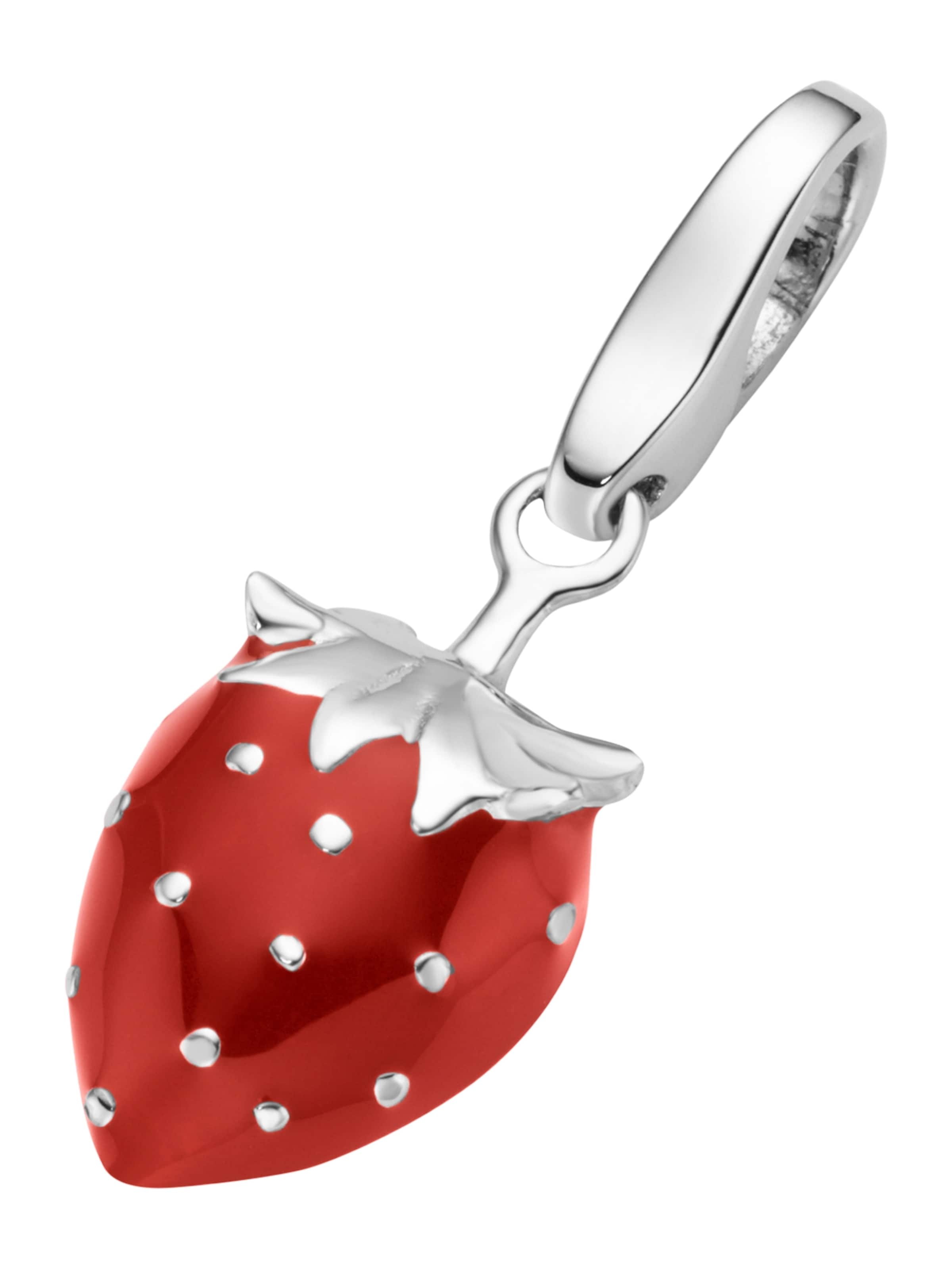 Ciondolo di Giorgio Martello Milano in rosso: frontale