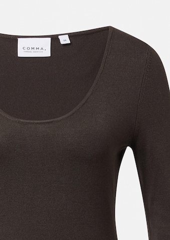 Pull-over COMMA en marron