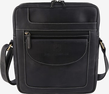 Jan Vanderstorm Crossbody Bag 'Dietger' in Black: front