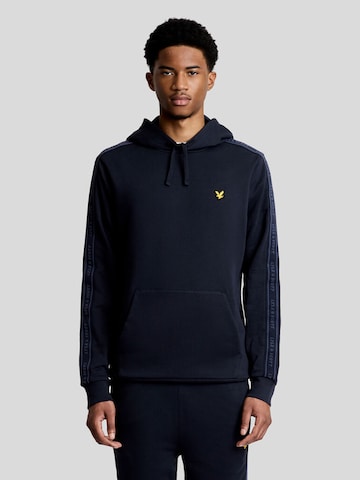 Sweat-shirt Lyle & Scott en bleu : devant