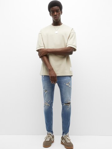 Pull&Bear Regular Jeans in Blau
