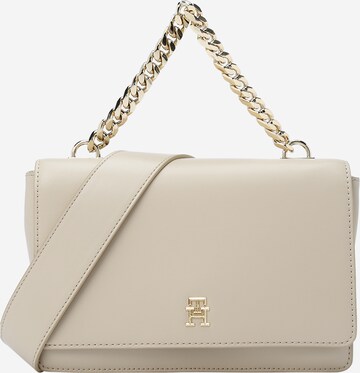 TOMMY HILFIGER Schoudertas 'Refined' in Beige: voorkant