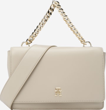 TOMMY HILFIGER Schoudertas 'Refined' in Beige: voorkant