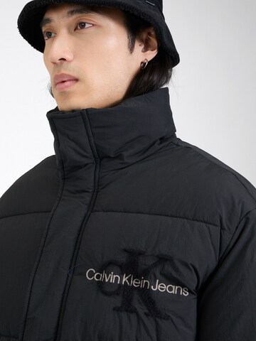 Calvin Klein Jeans Winter jacket 'CHENILLE' in Black