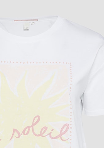 T-shirt QS en blanc