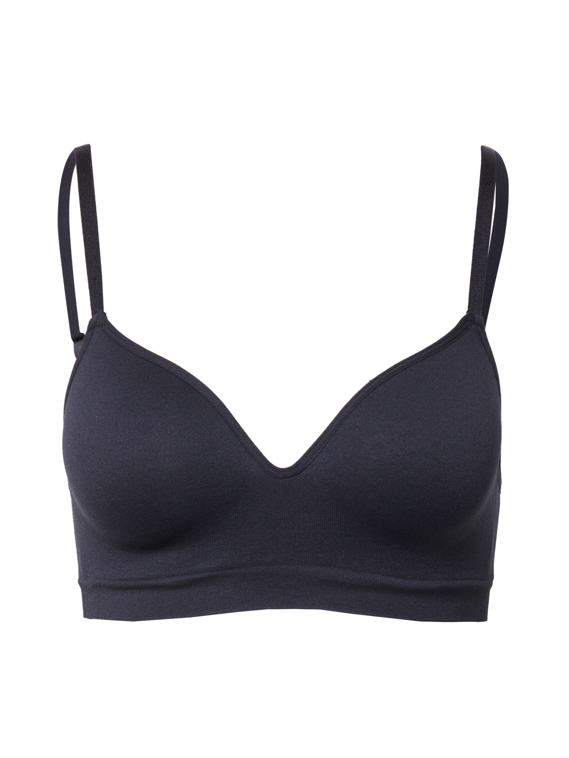 Lindex Σουτιέν για T-Shirt Σουτιέν 'Flora' σε μαύρο: μπροστά