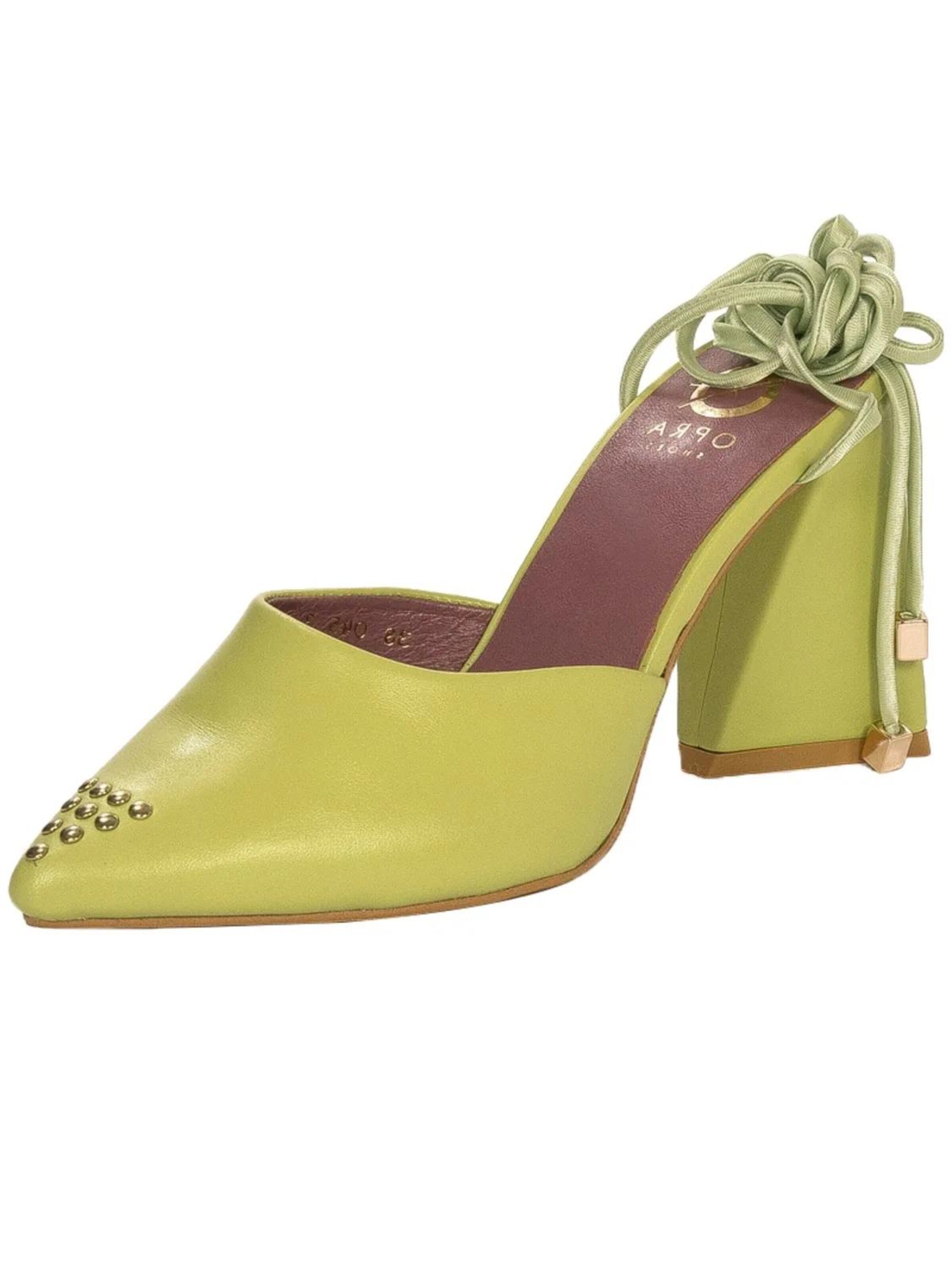 OPRA Pumps in Green: front