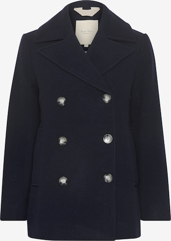 Part Two Between-seasons coat in Blue: front