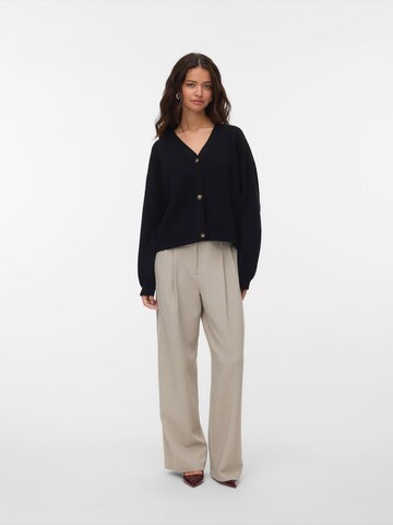 VERO MODA Gebreid vest 'VMSABA' in Zwart