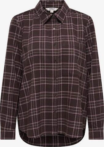 ONLY Bluse 'ONLWREN' in Braun: Vorderseite