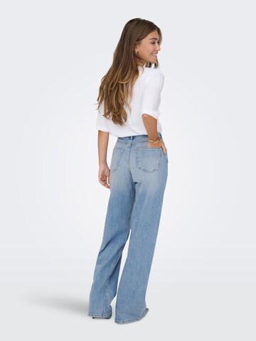 Wide leg Jeans di ONLY in blu