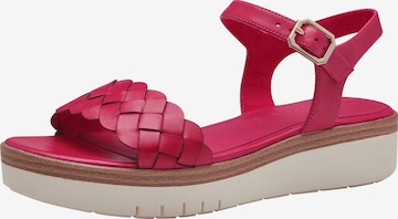Sandales TAMARIS en rose : devant