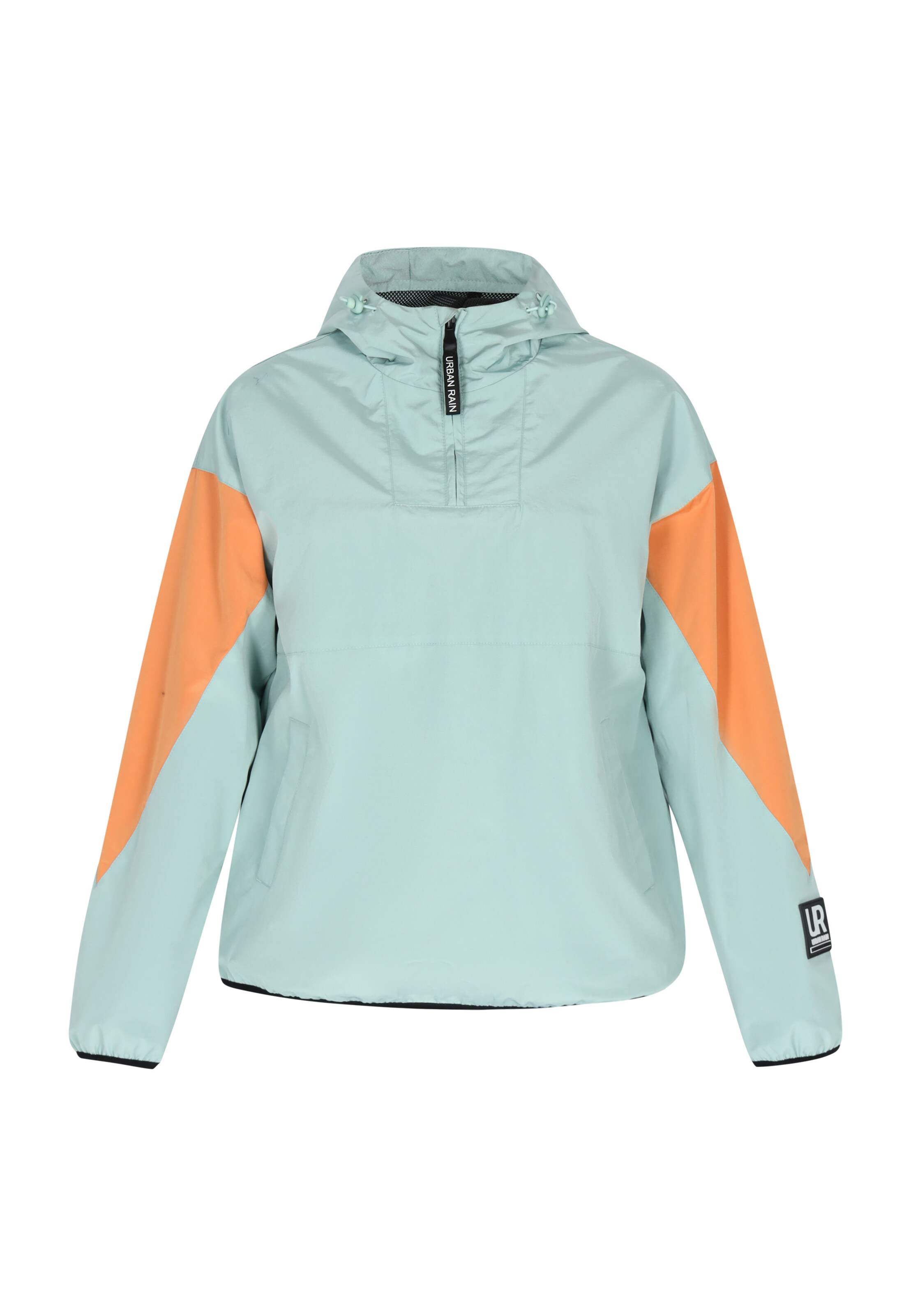 urban rain by Schmuddelwedda Between-season jacket in Green: front