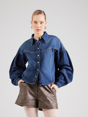 WRANGLER Pluus, värv sinine: eest vaates