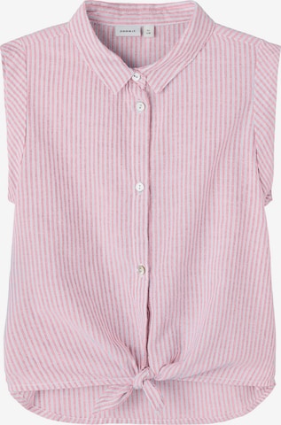 Camicia da donna 'Femma' di NAME IT in rosa: frontale