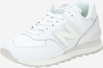 new balance Låg sneaker '574' i vit: framsida