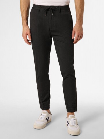 Regular Pantalon 'Riley' Finshley & Harding en noir : devant