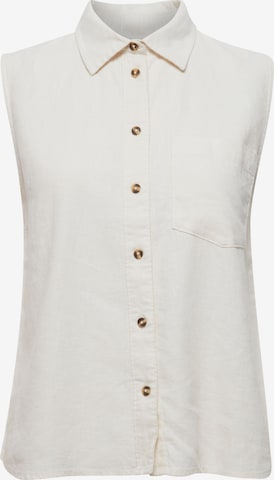 ICHI Blouse 'Lino' in White: front