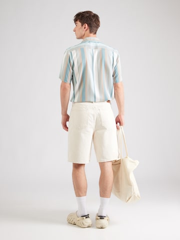 Abercrombie & Fitch Baggy Farkut värissä valkoinen