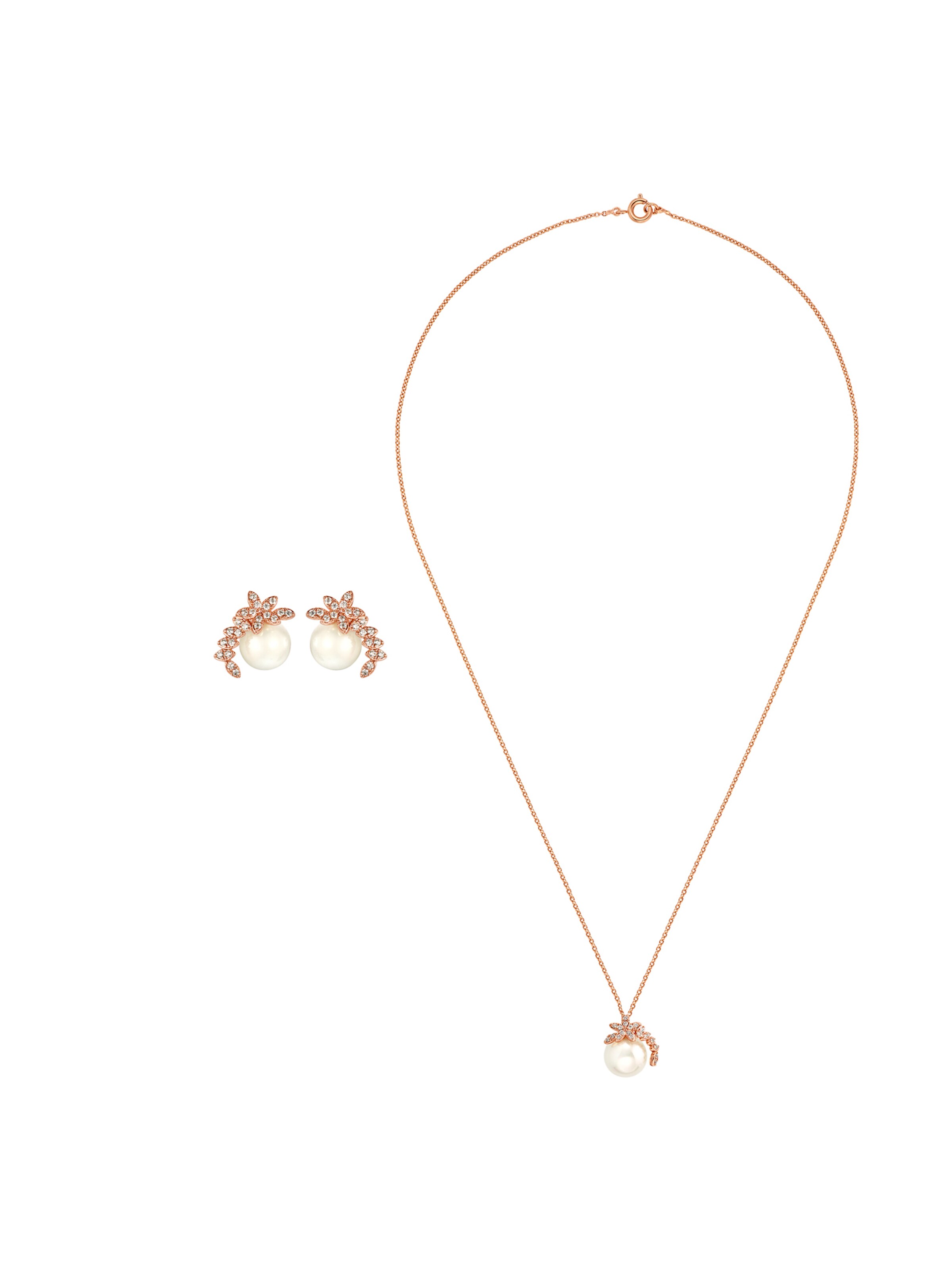 Parure de bijoux 'Leora' Heideman en or : devant