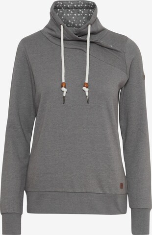 Oxmo Sweatshirt ' Udine ' in Grey: front