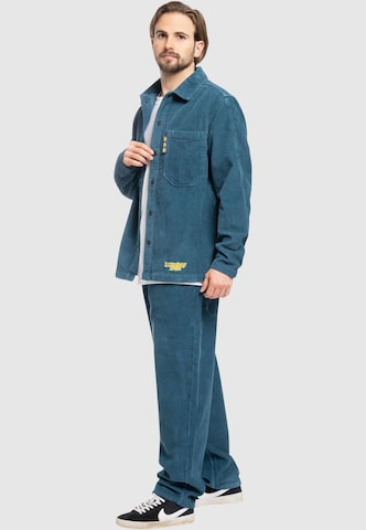 HOMEBOY Regular Fit Hemd 'Time Warp' in Blau