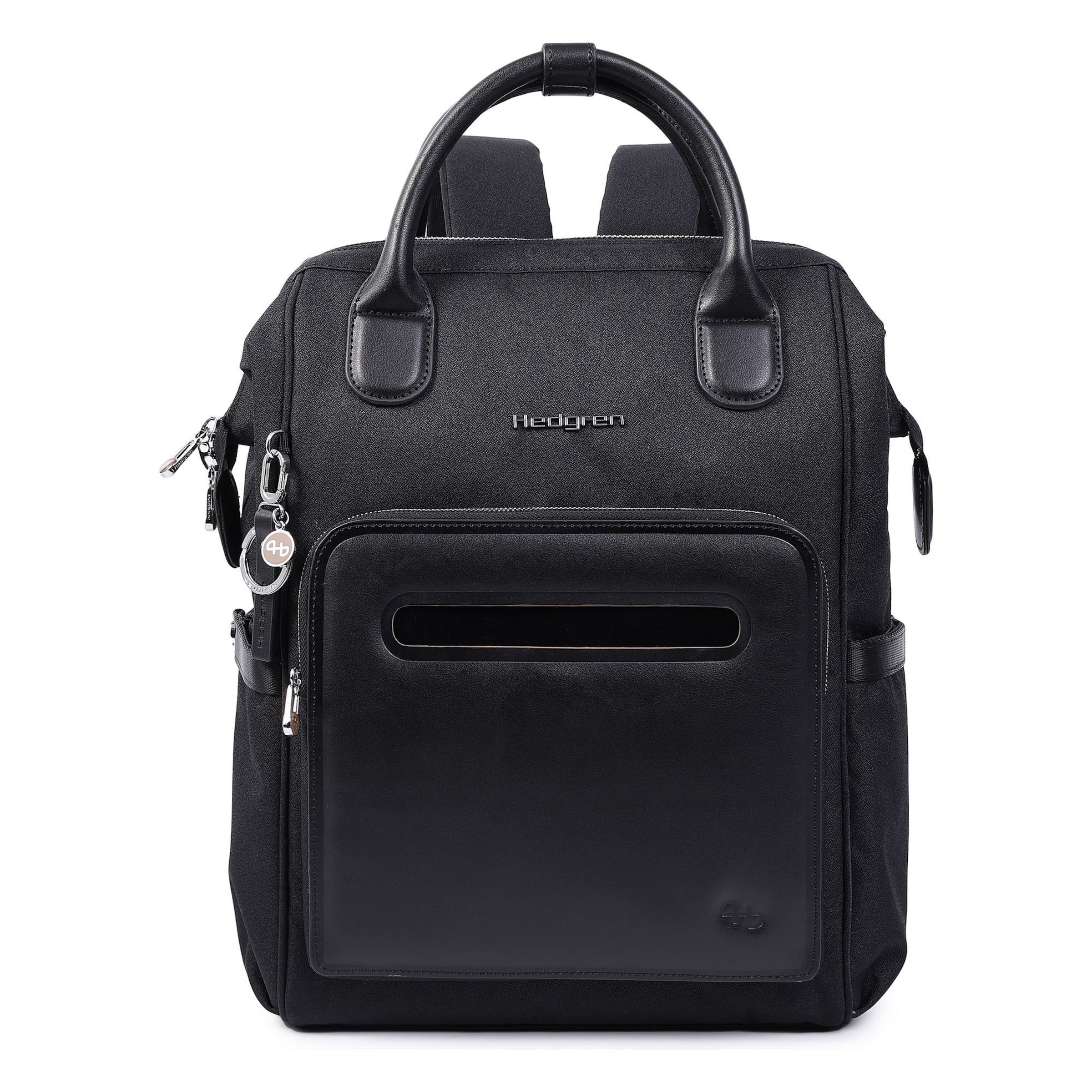Hedgren Rucksack 'Fika' in Schwarz: Vorderseite
