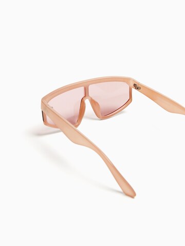 Lunettes de soleil Bershka en marron