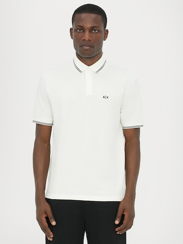 ARMANI EXCHANGE - Camiseta en blanco: frente