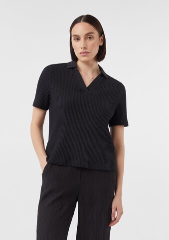 T-shirt comma casual identity en noir : devant