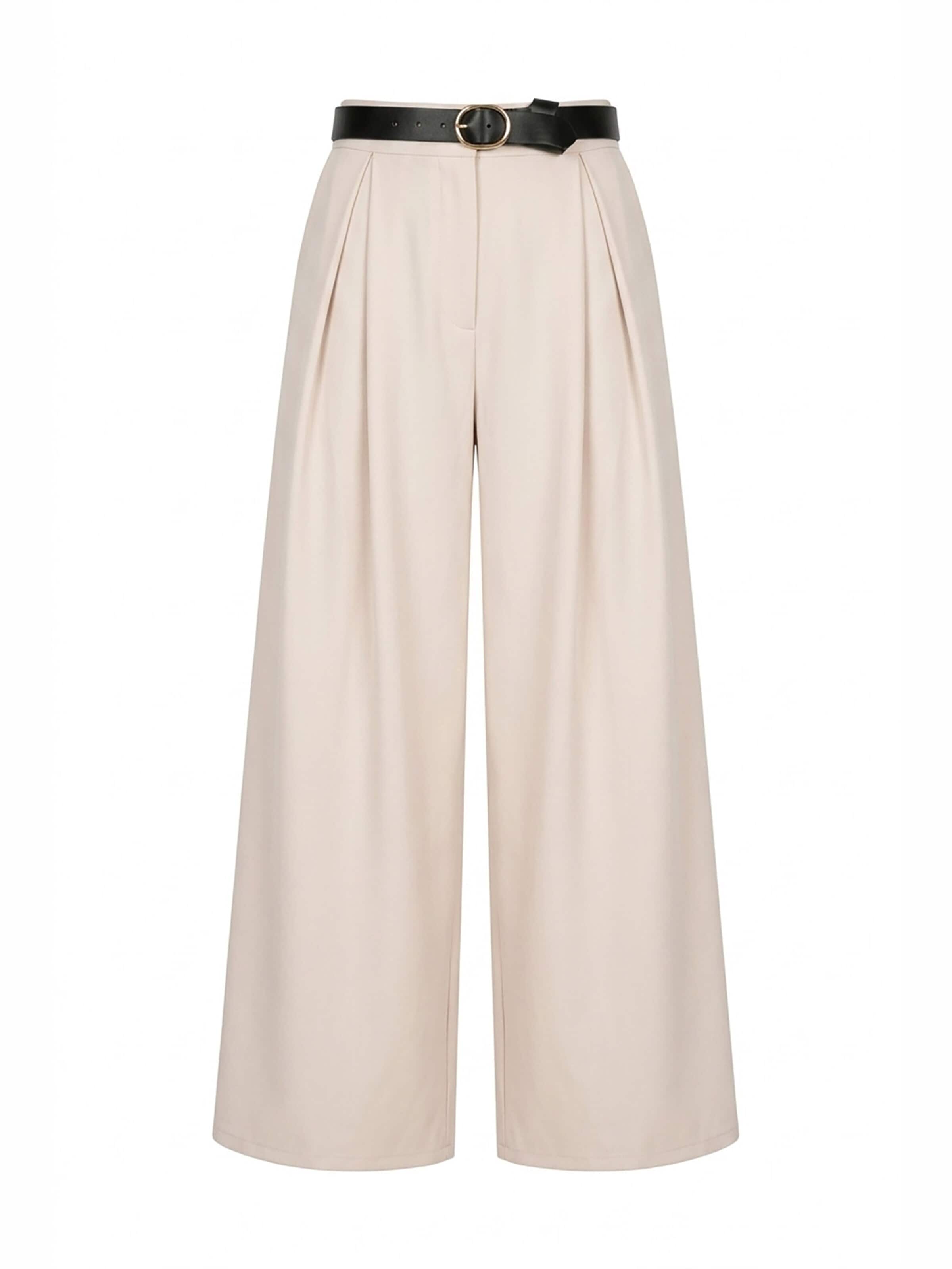 Loosefit Pantaloni 'M1134' di Figl in beige: frontale