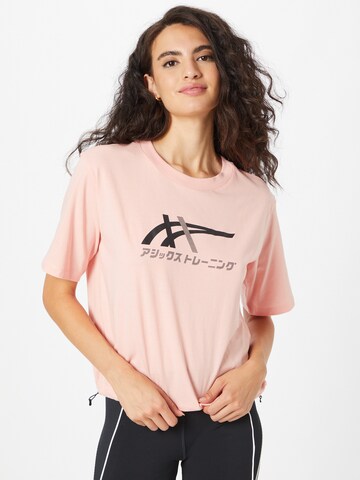 ASICS Funktionsshirt 'Tiger' in Pink: predná strana