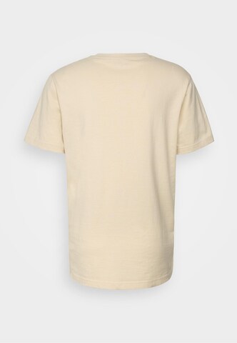 Mister Tee Shirt 'Fika Definition' in Beige