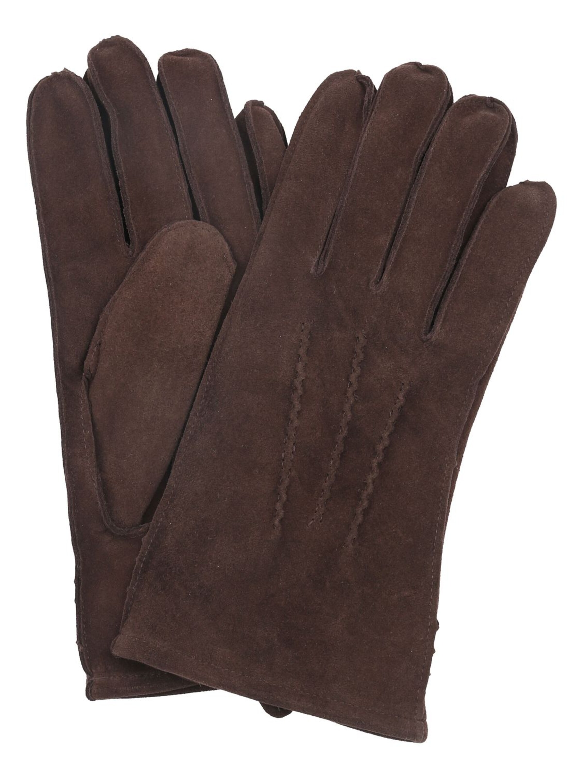 Suitable Full Finger Gloves in M in Brown, Item view