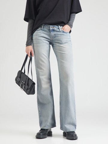 WEEKDAY Bootcut Jeans 'Nova' i blå: framsida