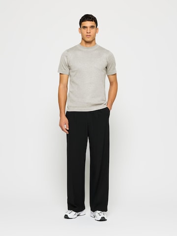 Burocs Shirt 'Slim Fine Knit' in Beige