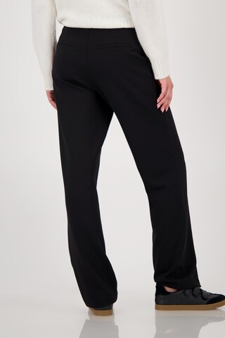 monari Regular Pleated Pants in Black