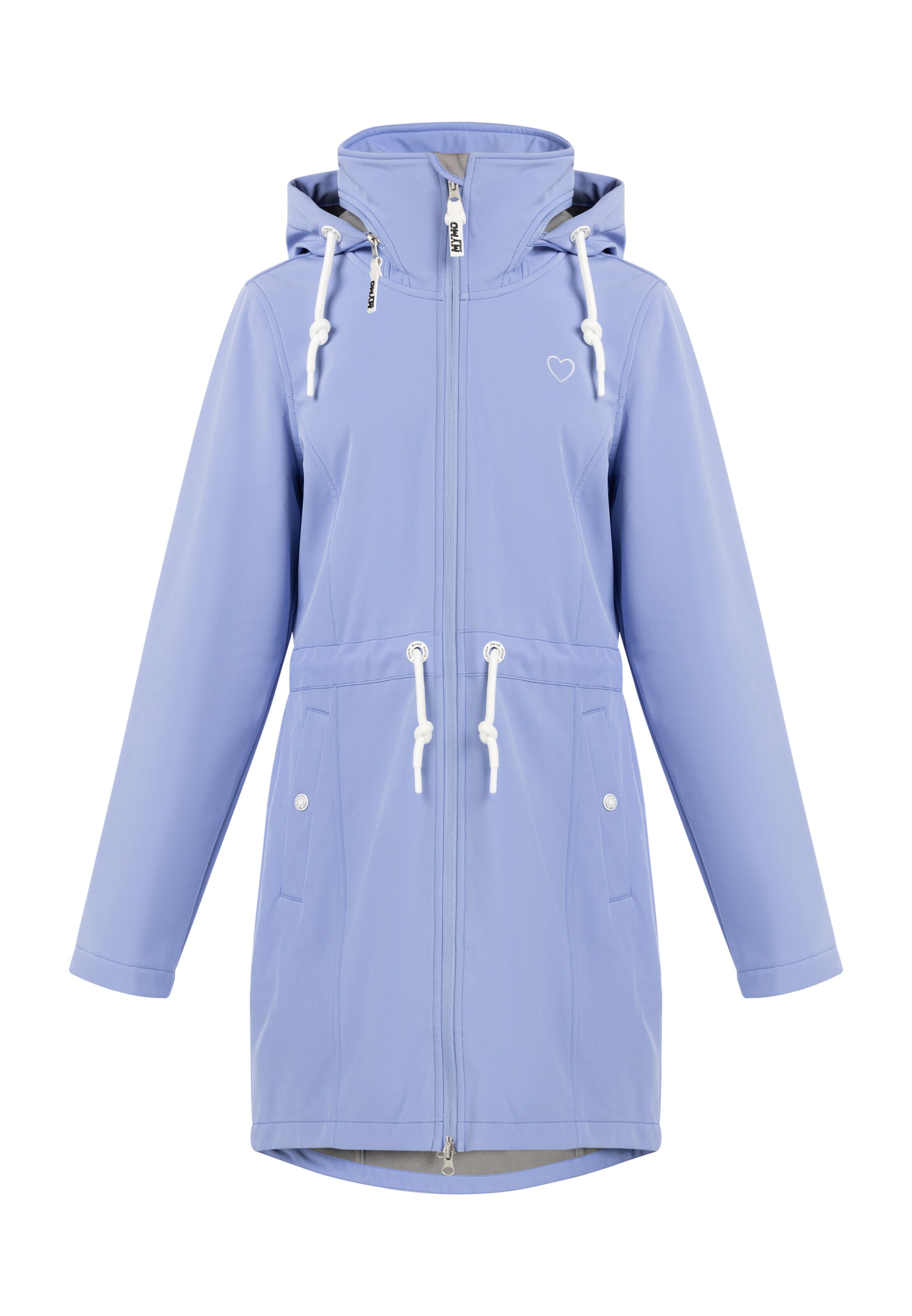 myMo ATHLSR Funktsionaalne mantel, värv lilla: eest vaates