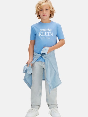 Maglietta 'LOGO SS T-SHIRT' di Calvin Klein Jeans in blu