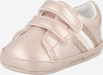 TOMMY HILFIGER - Zapatos primeros pasos en rosa: frente