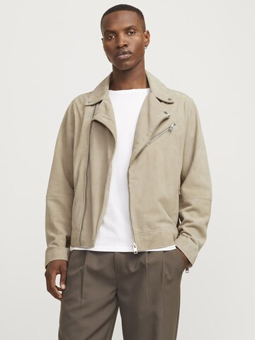 Veste mi-saison JACK & JONES en beige : devant