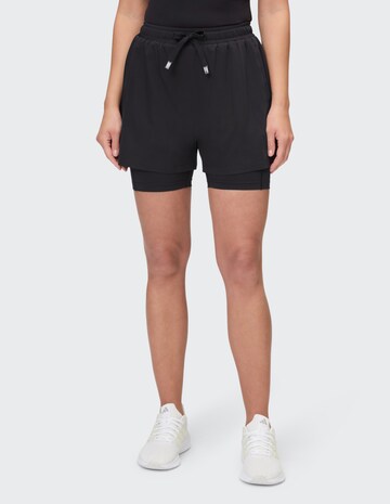 VENICE BEACH Regular Workout Pants in Black: front