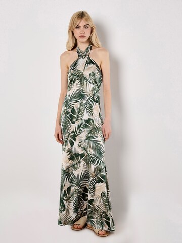 Apricot Dress in Beige: front