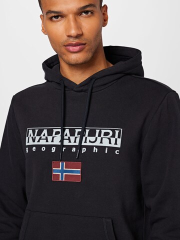 NAPAPIJRI Sweatshirt 'AYAS' in Schwarz