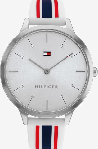 TOMMY HILFIGER Zegarek analogowy w kolorze biały