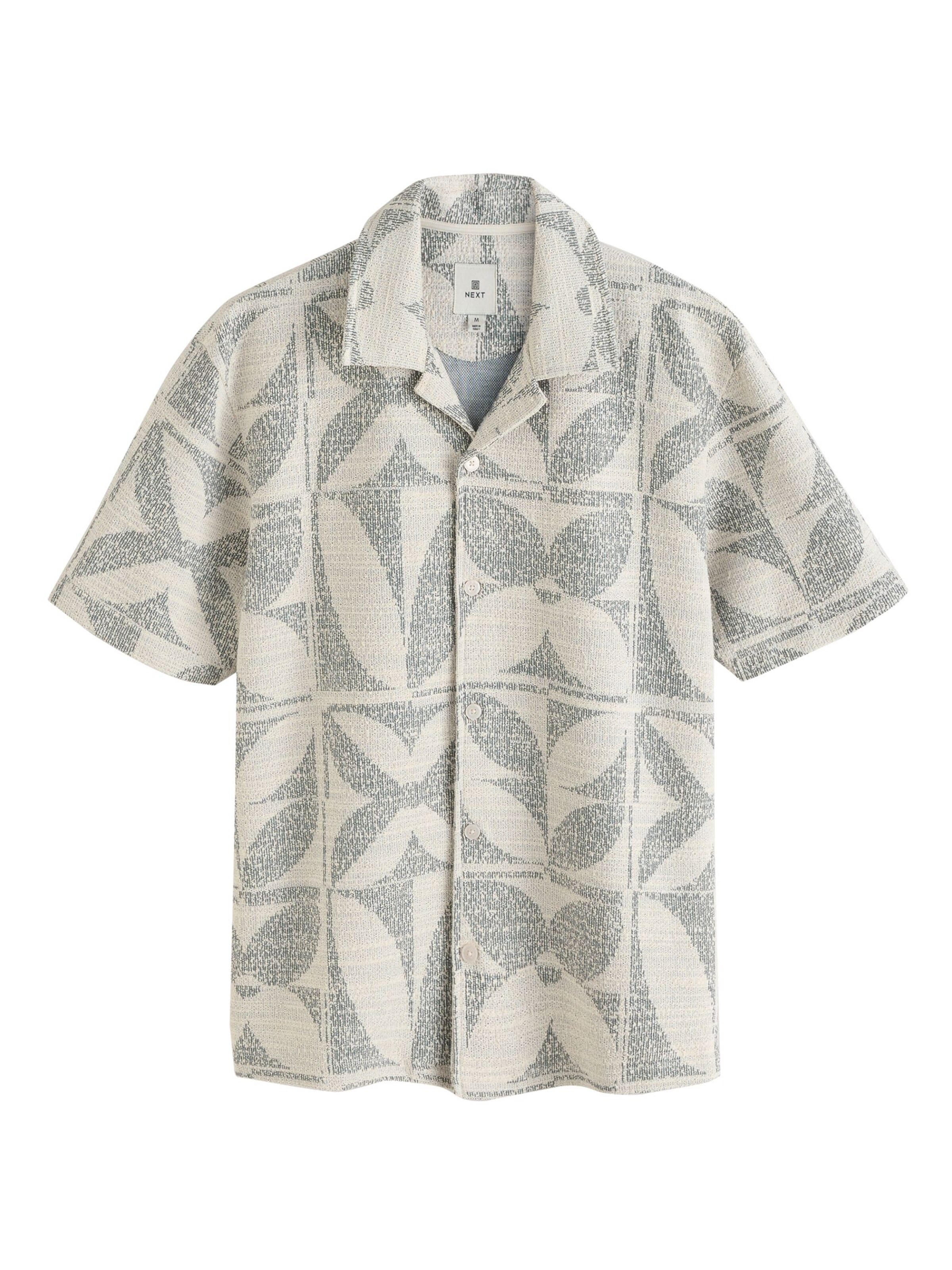 Next Средняя посадка Рубашка в Белый: спереди